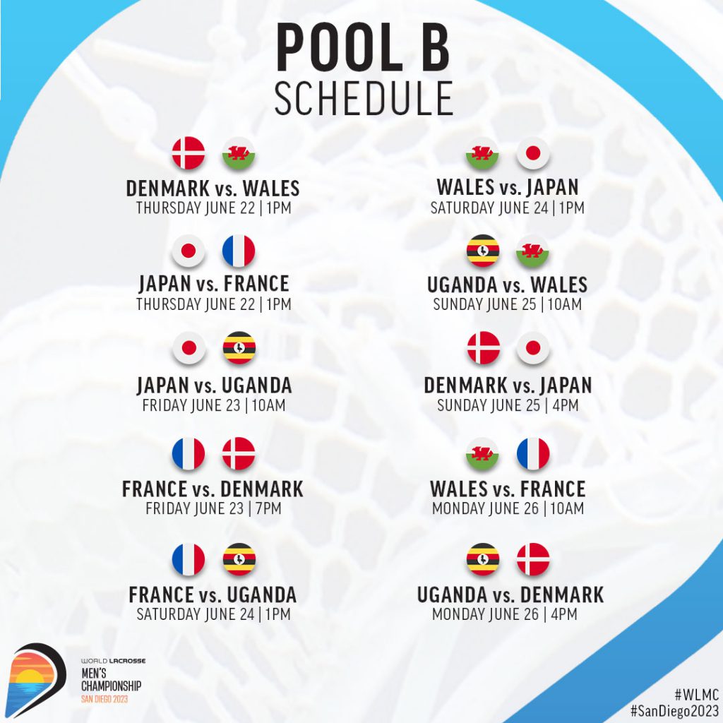 Schedule World Lacrosse