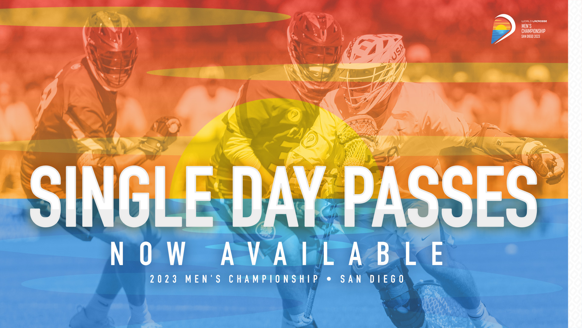 Single-day passes on sale for 2023 World Lacrosse Mens Championship