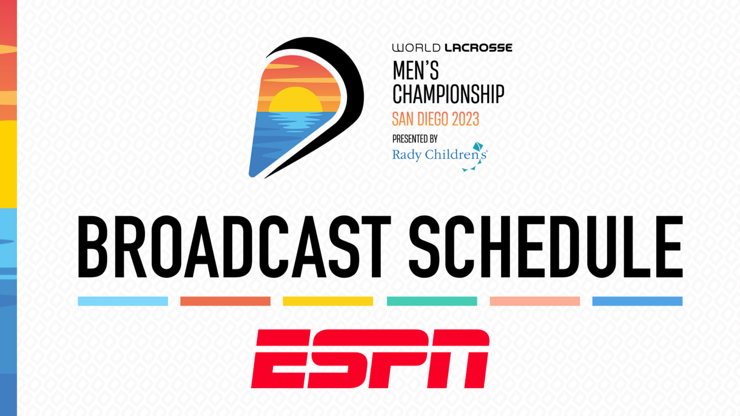 ESPN to televise all 107 games of 2023 World Lacrosse Men’s