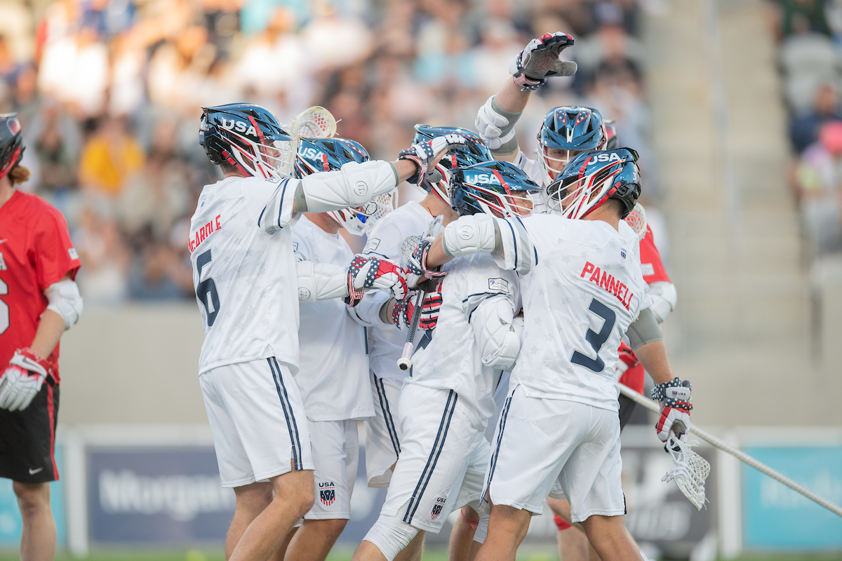 USA handles Canada in front of home crowd to open 2023 World Lacrosse